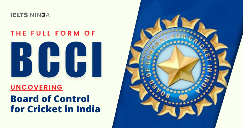 The Full Form of BCCI