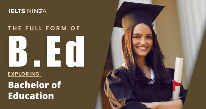 The Full Form Of B. Ed: Exploring Bachelor Of Education