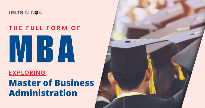 The Full Form of MBA