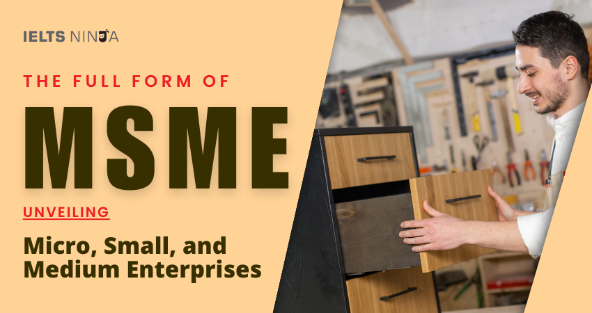 The Full Form of MSME