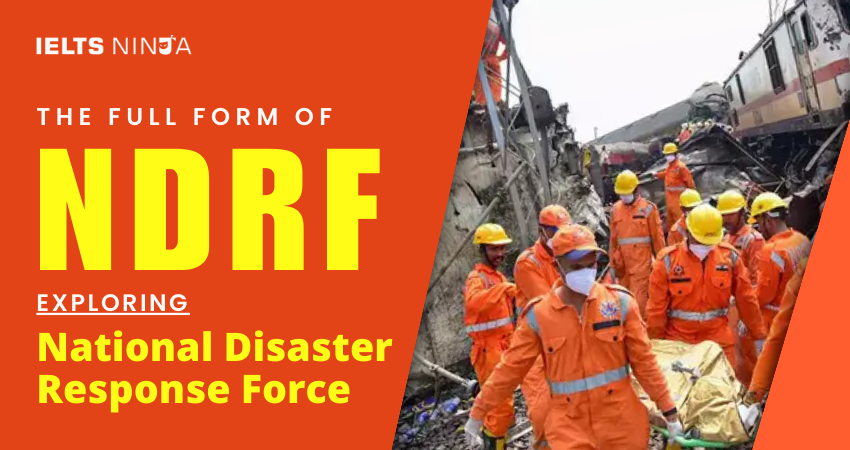 The Full Form of NDRF