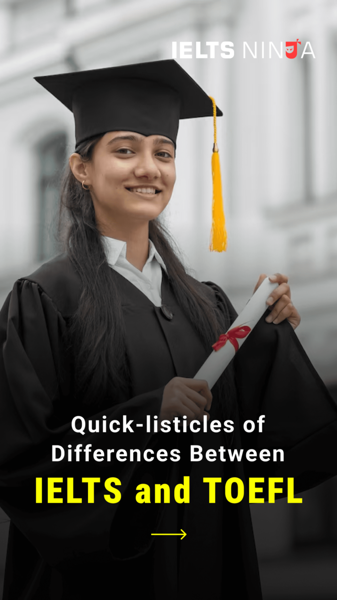 IELTS vs TOEFL: Key Differences Between IELTS and TOEFL - IELTS NINJA